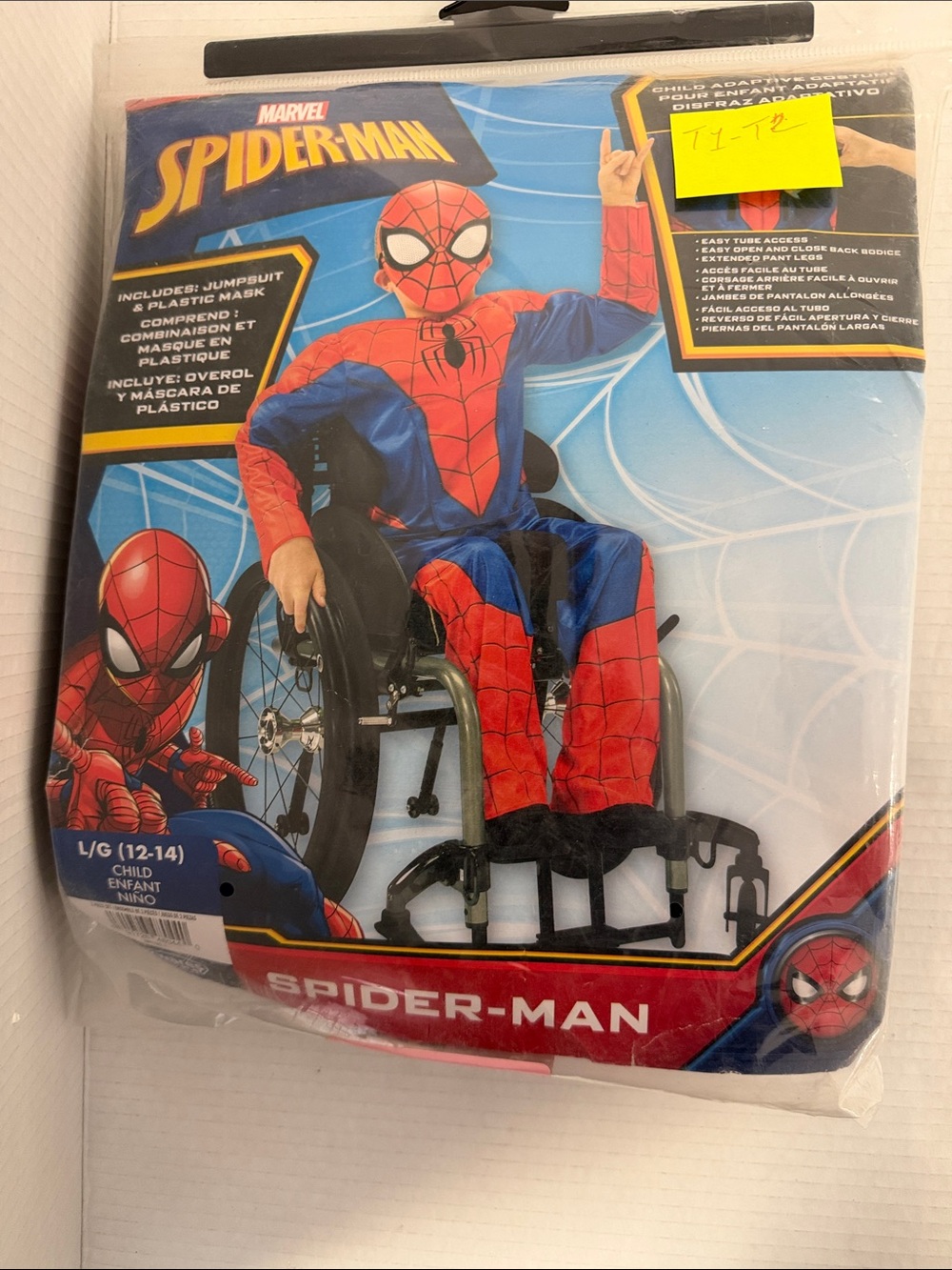 Marvel Spider-Man Costume - Red, Blue & Black